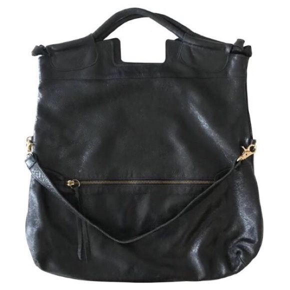 Foley + Corinna Handbags - Foley & Corinna Mid-City Glossy Leather Tote